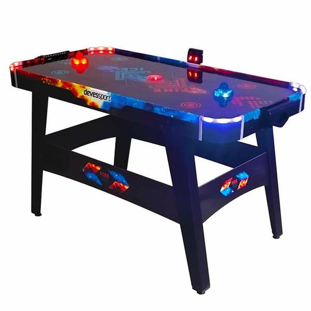 Hockeybord Fire & Ice LED-Ljus 146 x 71 x 82 cm