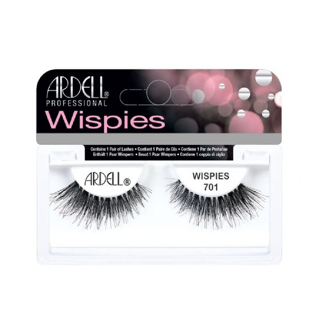 Fejka ögonfransar Ardell Wispies 701 Svart - 3
