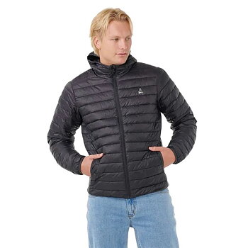 Jacka Rip Curl Anti Series Search Puffer Hood Svart