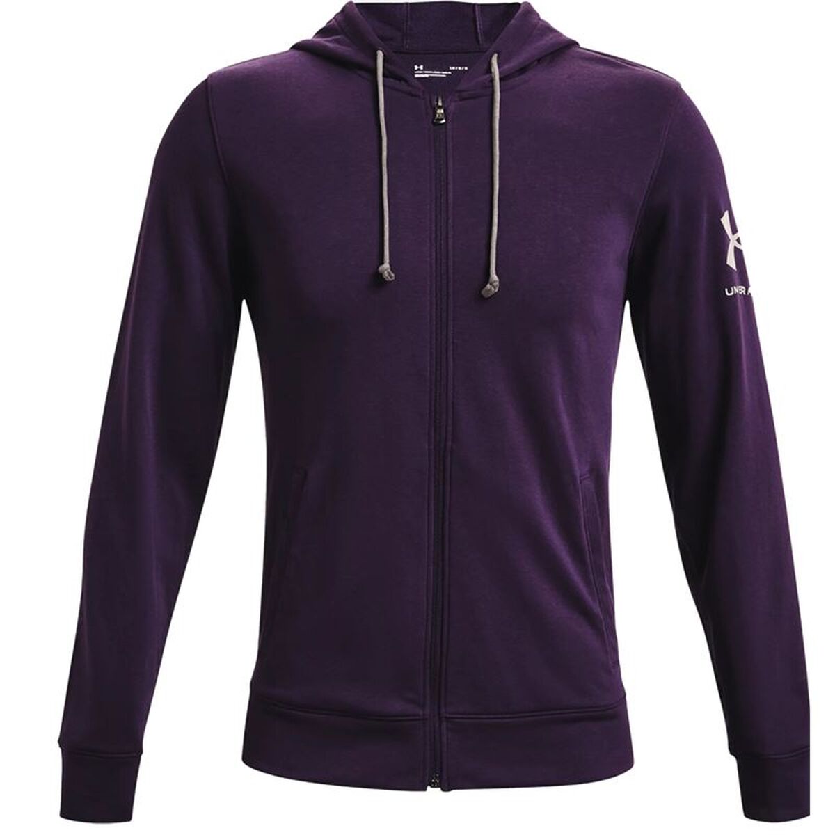 Träningsjacka Herr Under Armour Rival Terry Magenta
