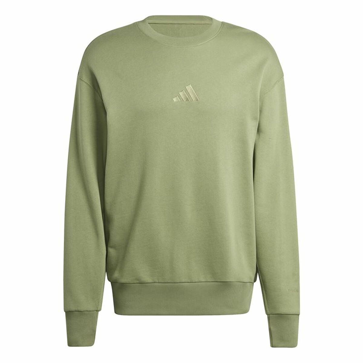Tröja utan huva Adidas All Szn French Terry Crew Grön L