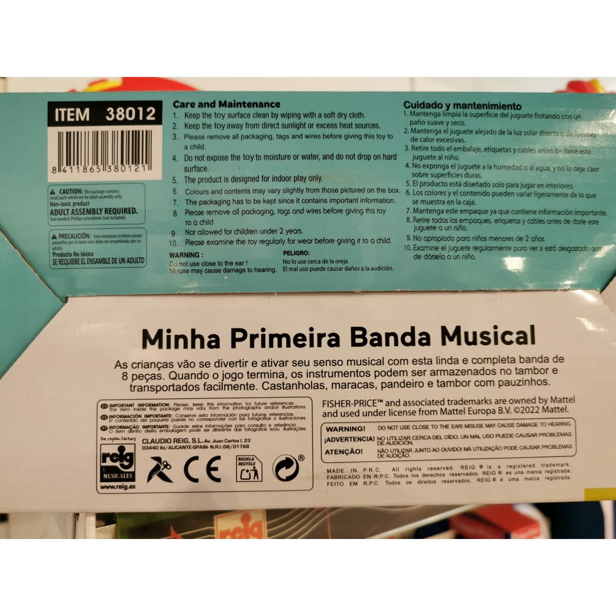 Musikalisk Leksak Fisher-Price Band Drum - 2