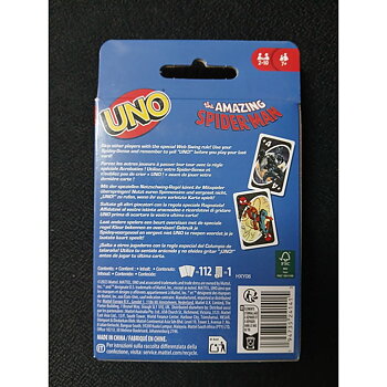 Kortspel Mattel UNO Spiderman