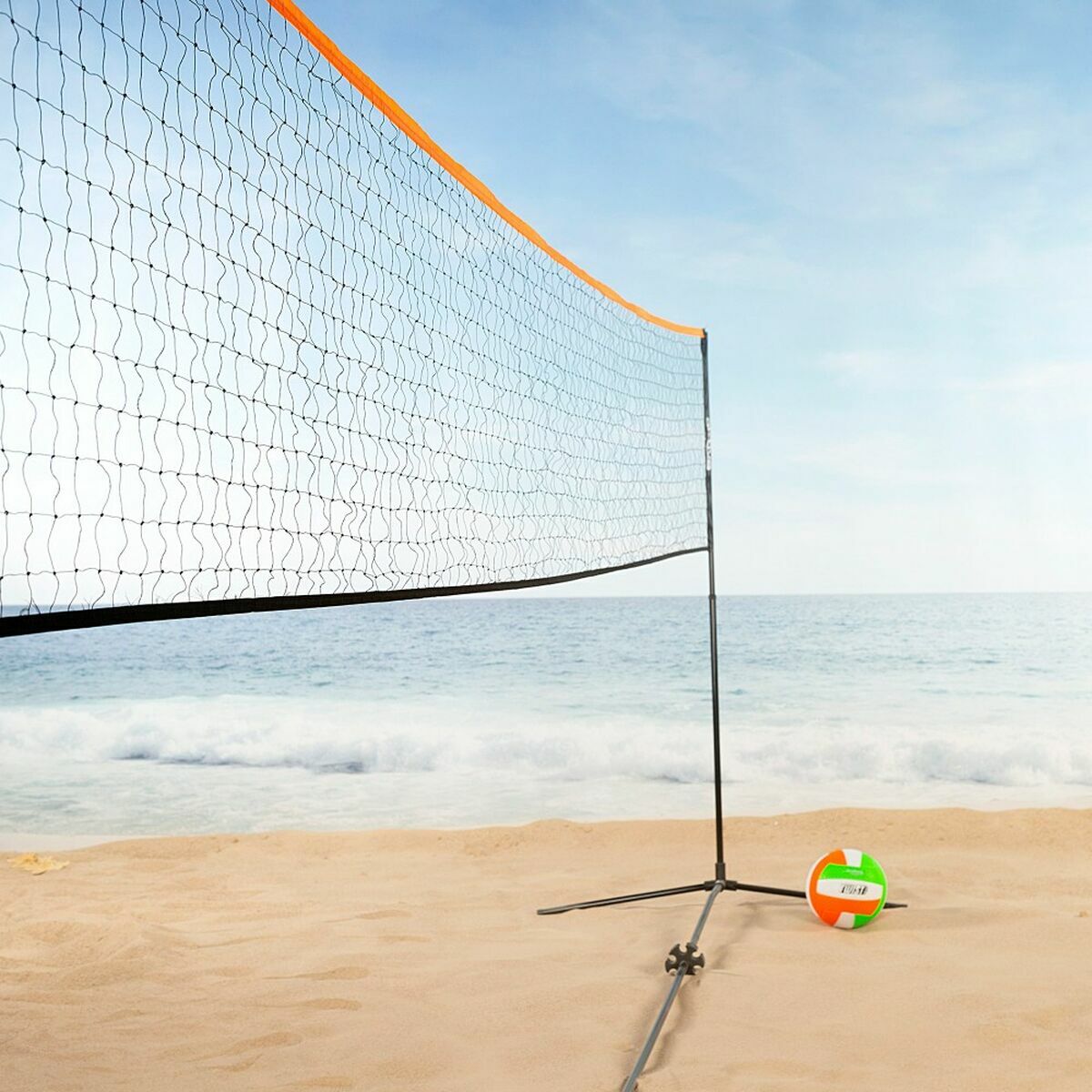 Volleybollnät Aktive 505 x 157 x 101 cm Laptop - 2