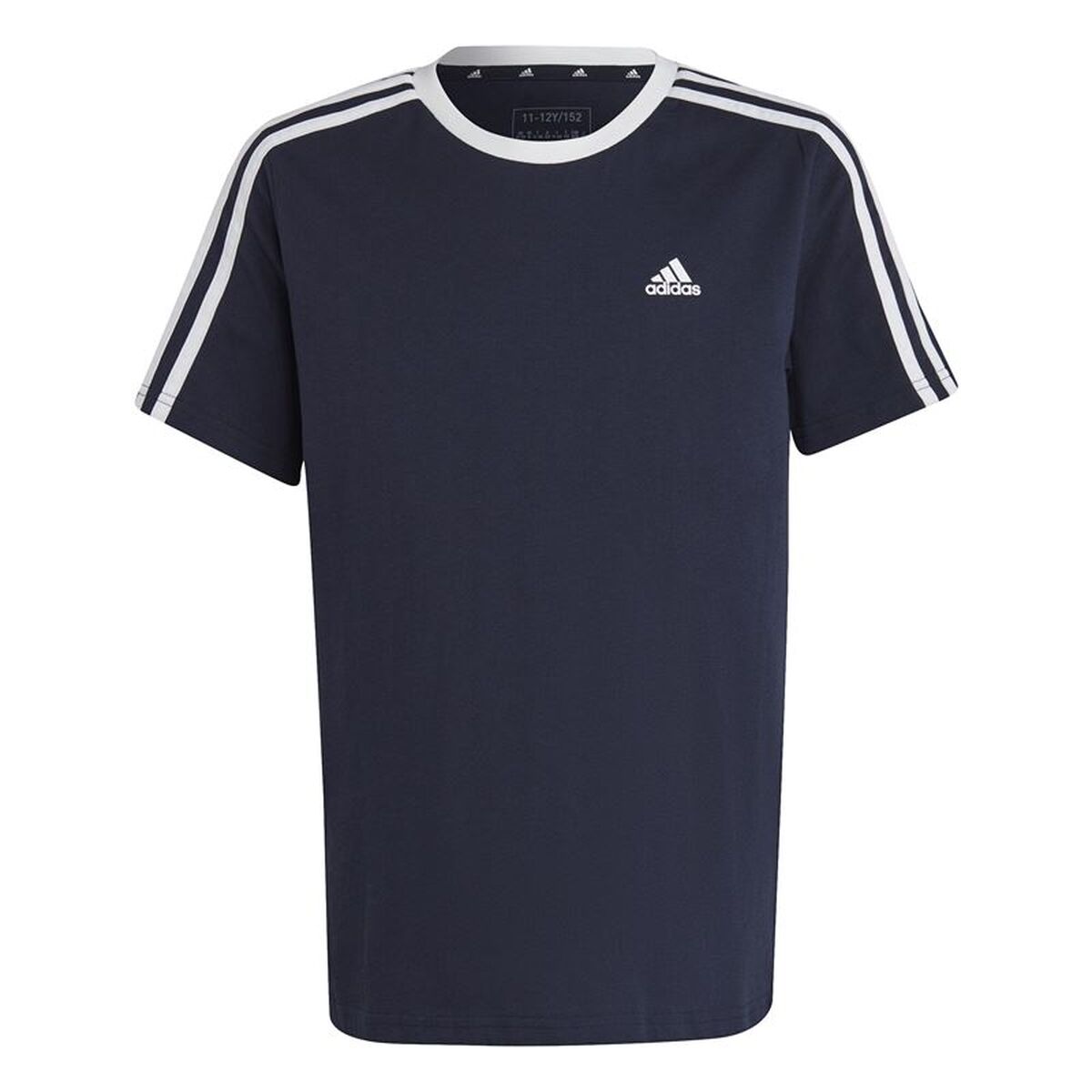 Barn T-shirt med kortärm Adidas 3S Badge of Sport