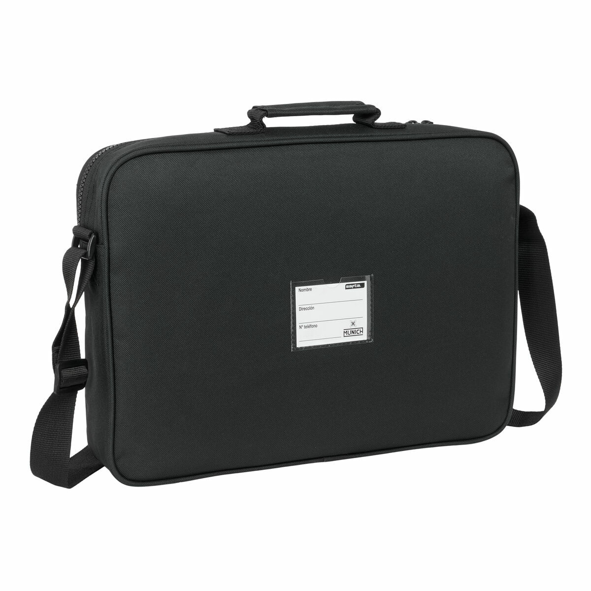 Skolväska Munich Topo Svart 38 x 28 x 6 cm - 2