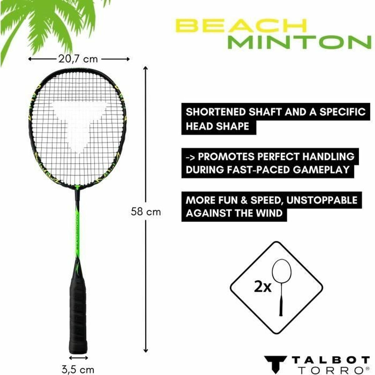 Badmintonracket Schildkröt - 2