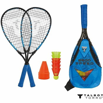 Badmintonracket Schildkröt Svart/Blå