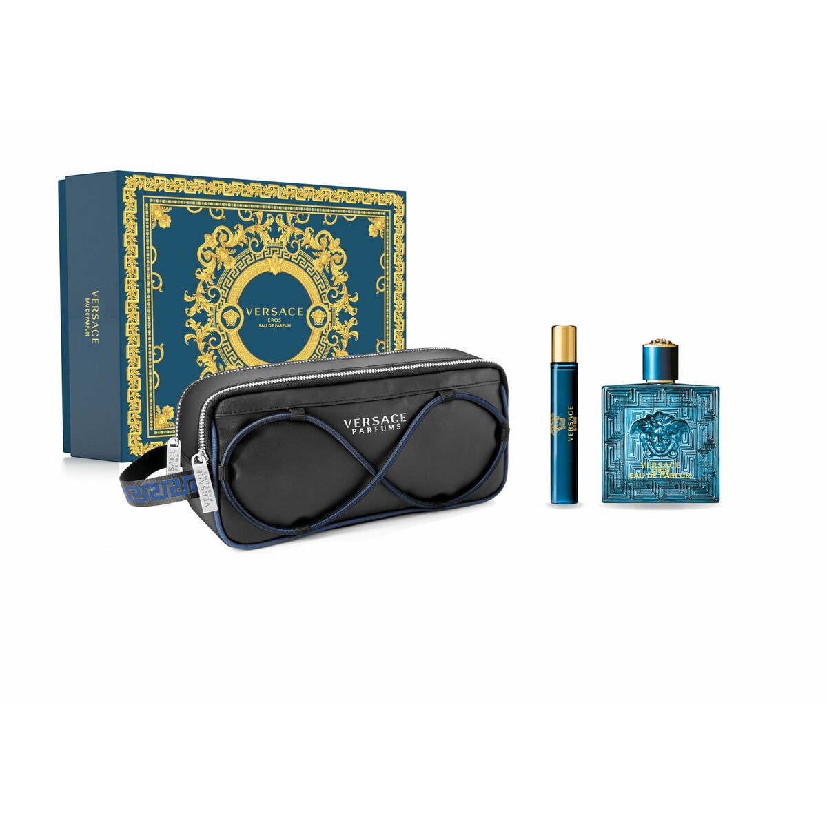 Parfymset Herrar Versace Eros EDP 3 Delar