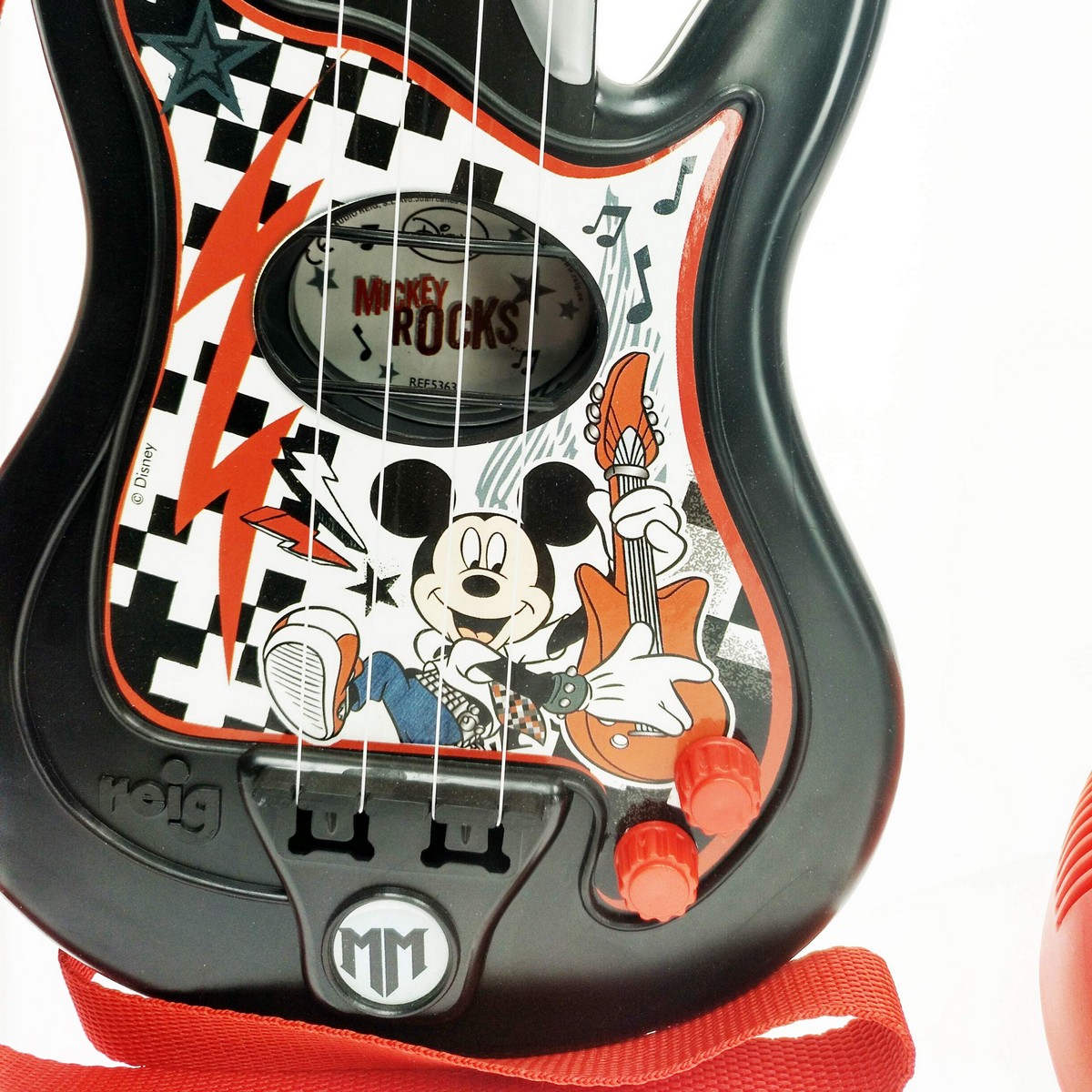 Musikset Mickey Mouse Mikrofon Gitarr för barn - 2
