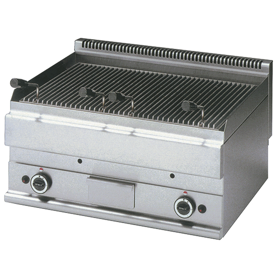 Gas lavastensgrillbänk