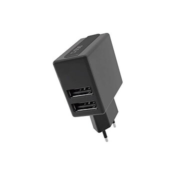 Väggladdare SBS TETRAV2USB2A Svart