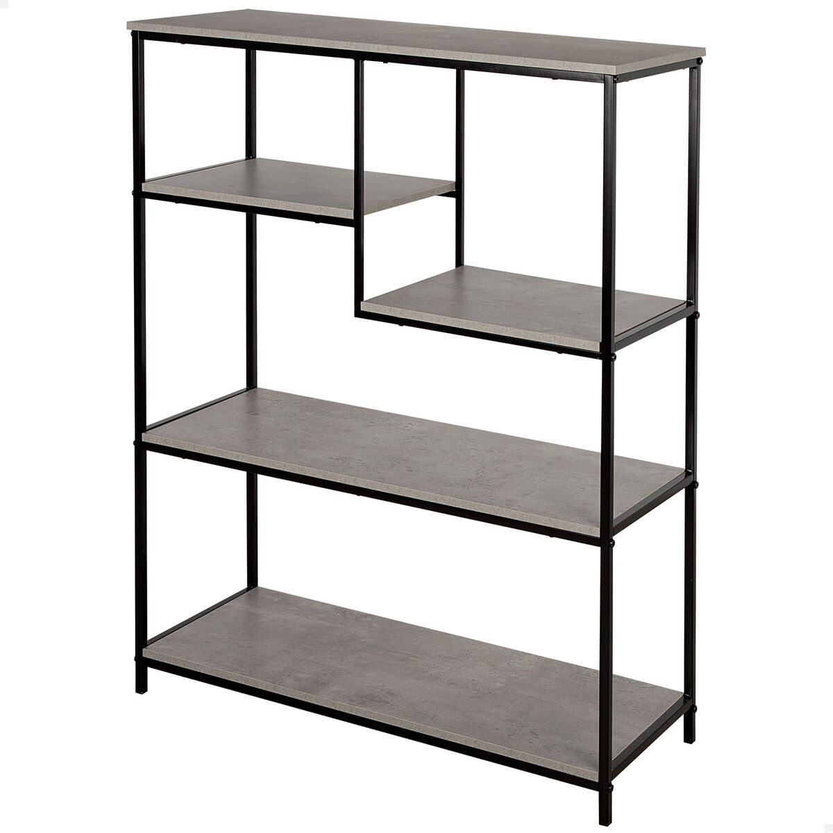 Bokhylla Max Home Järn Trä MDF 5 Hyllor 75 x 100 x 30 cm