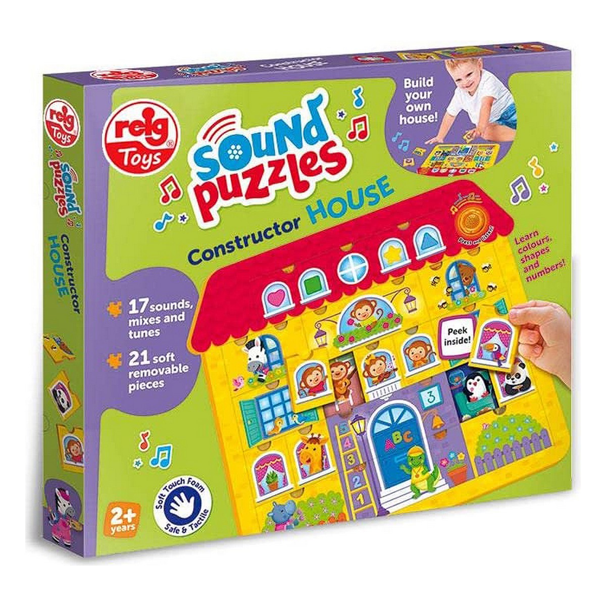 Pussel Reig Constructor House Musik 21 Delar 17 x 37 x 41,5 cm (17 x 37 x 41,5 cm) - 3