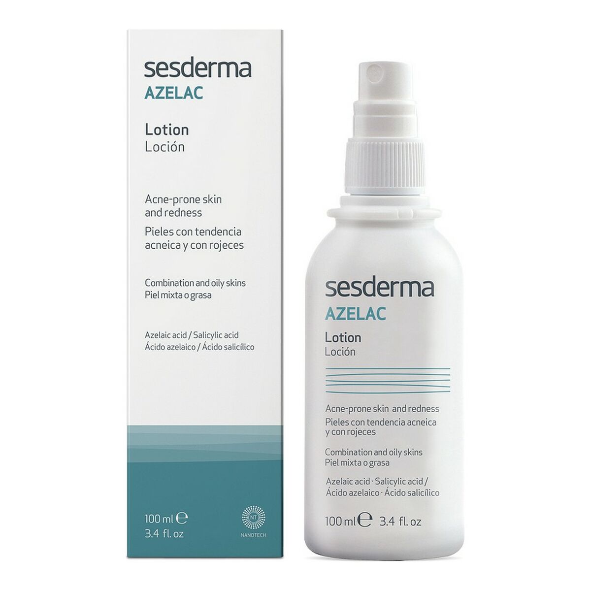 Behandling akne Sesderma Azelac 100 ml Ansiktslotion - 2