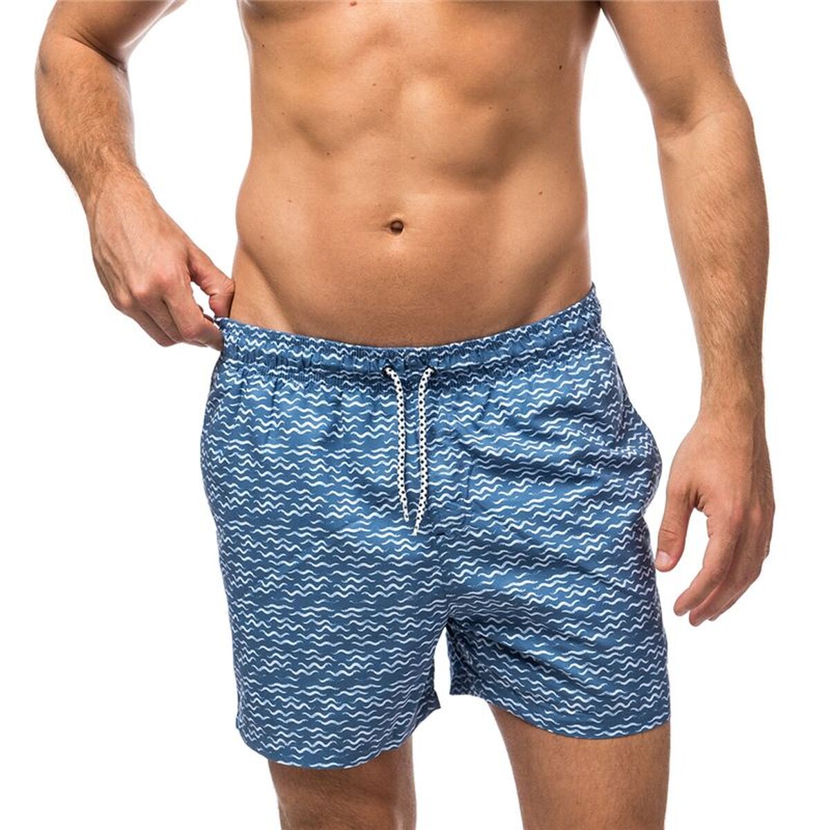 Baddräkt Herr Alphaventure Alphadventure Seawaves Denim