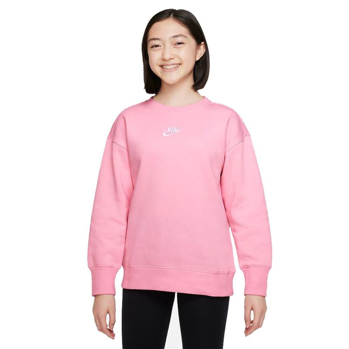 Tröja utan luva, Flickor Nike Sportswear Club Fleece Rosa