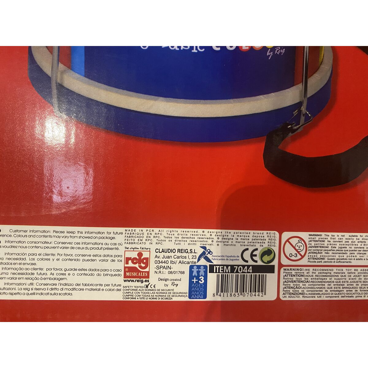 Trumma Reig Multicolour Trä Plast - 3
