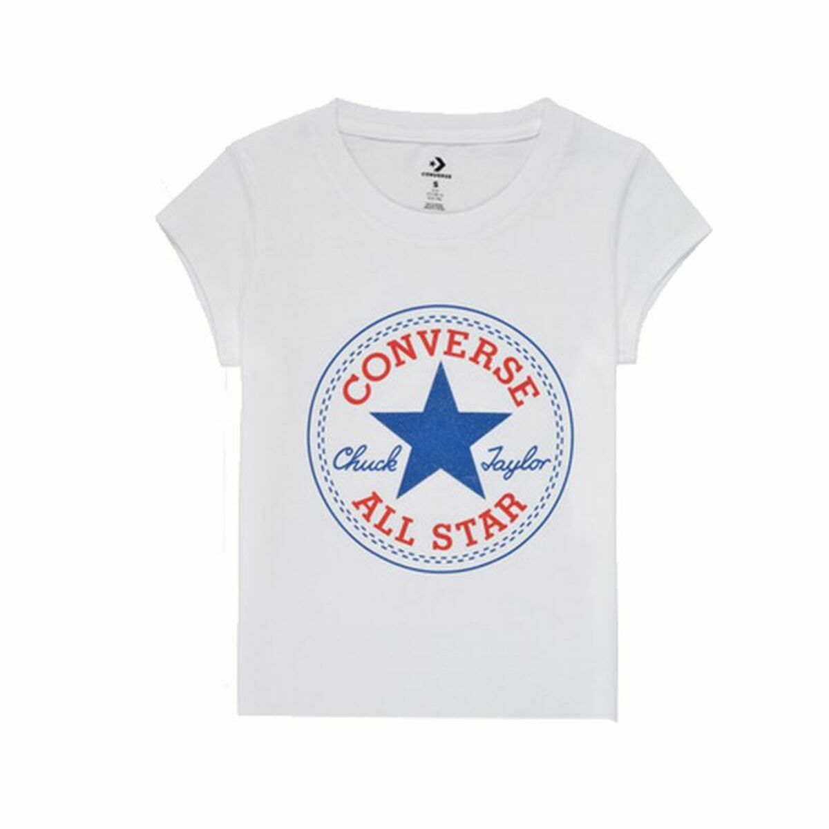 T-shirt med kortärm Herr Converse Timeless Vit - 2