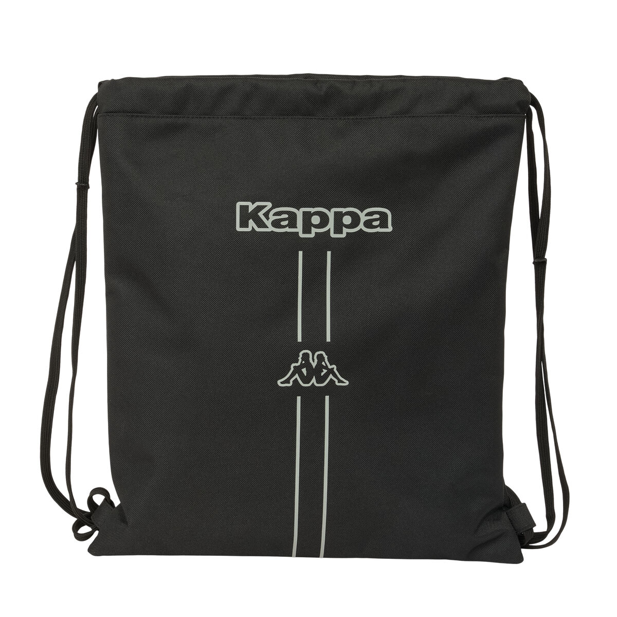 Skopåse med remmar Kappa Dark Svart 35 x 40 x 1 cm
