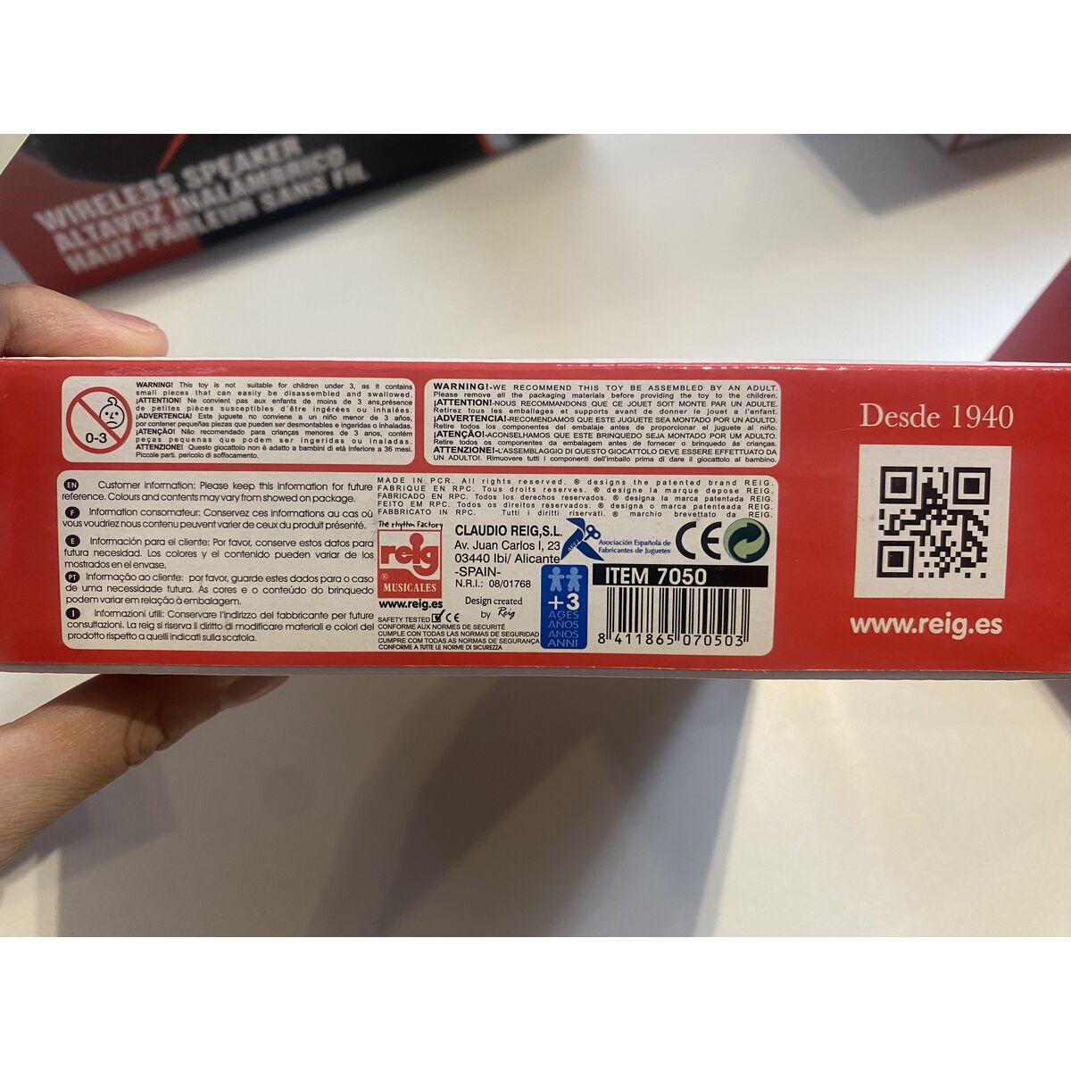 Tamburin Reig Multicolour Trä Plast - 2