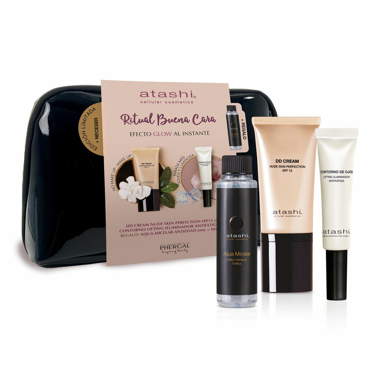Sminkset Atashi CELULLAR COSMETIC 4 Delar