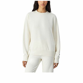 Tröja utan huva Dam Champion Champion Crewneck Vit
