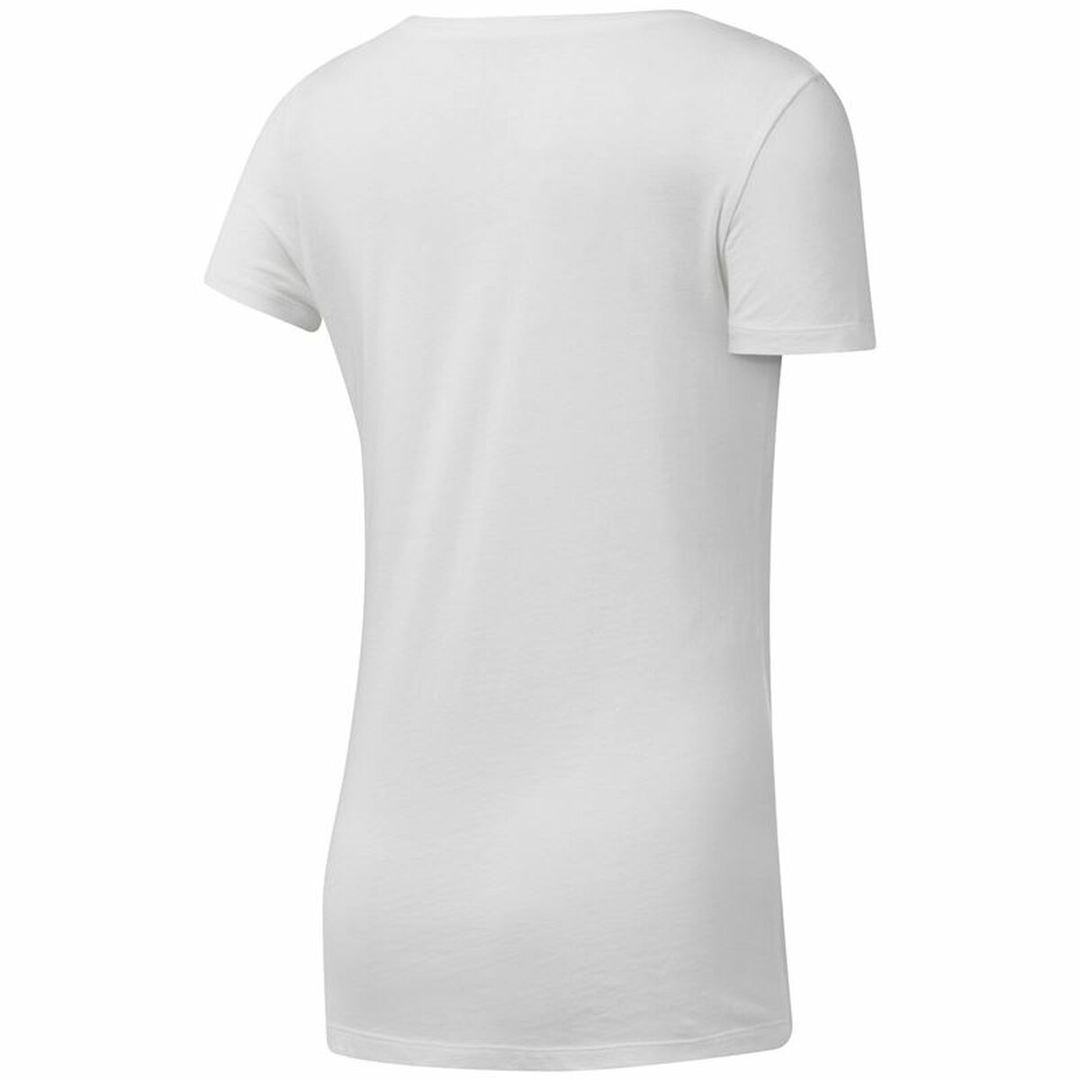 T-shirt med kortärm Dam Reebok Scoop Neck Vit - 2