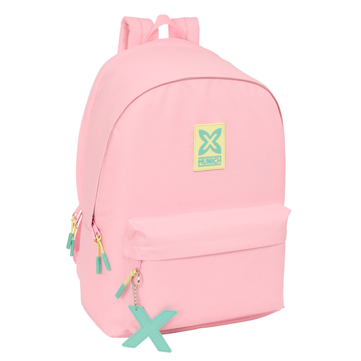 Skolryggsäck Munich +usb munich Rosa 31 x 44 x 18 cm