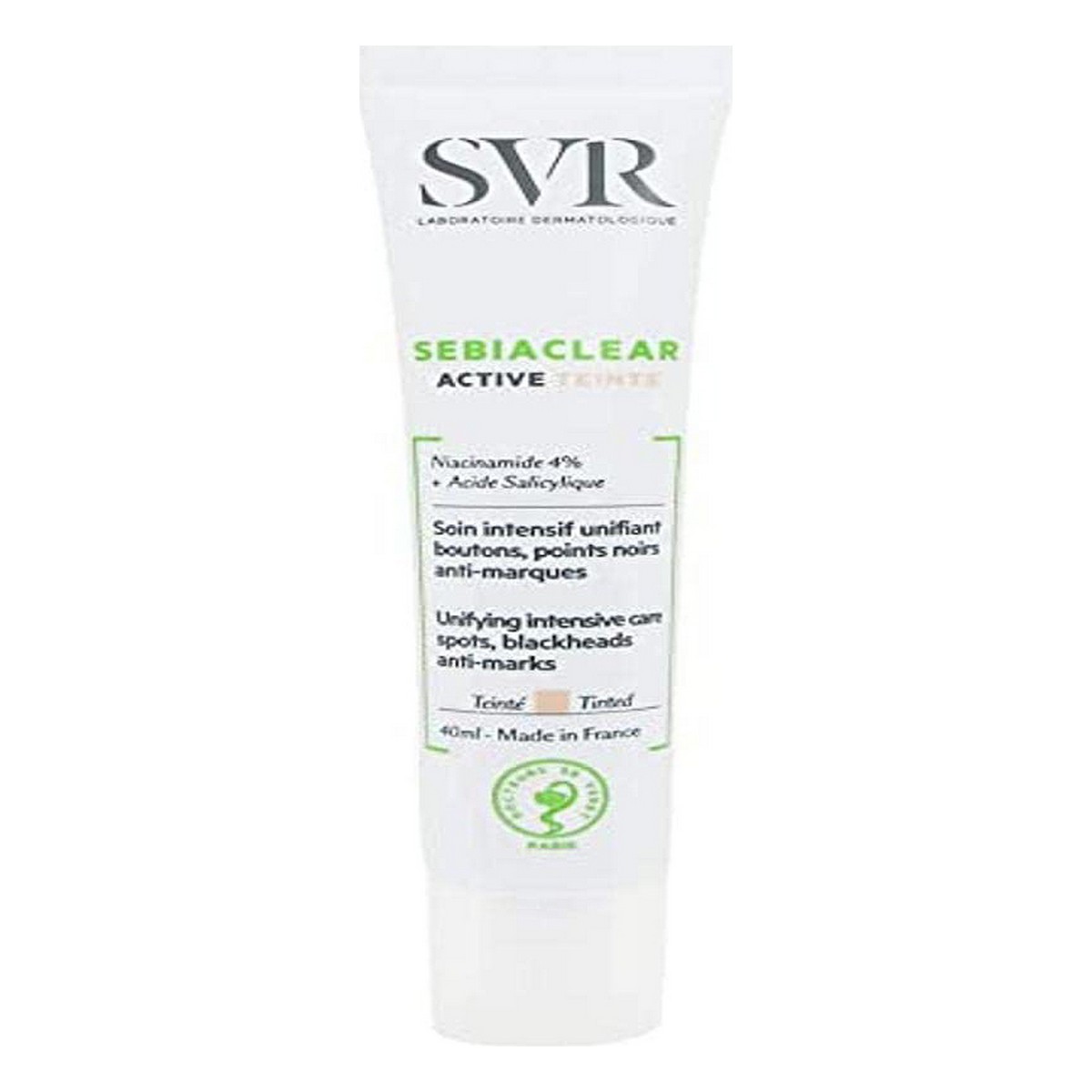 Fuktighetskräm med sminkad effekt SVR Sebiaclear 40 ml Motverkar ojämnheter