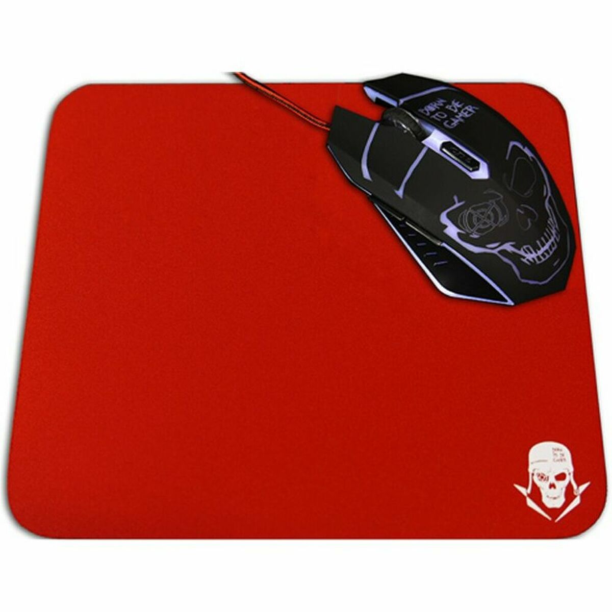 Musmatta Gaming Skullkiller GMPR1 Slirsäker Röd - 2