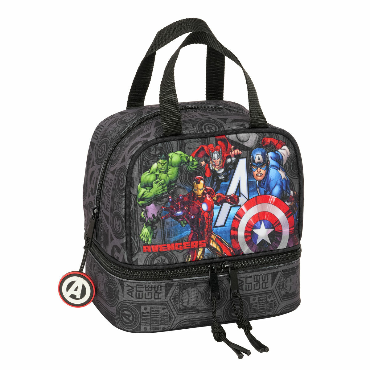 Lunchlåda The Avengers Vendetta Svart 20 x 20 x 15 cm