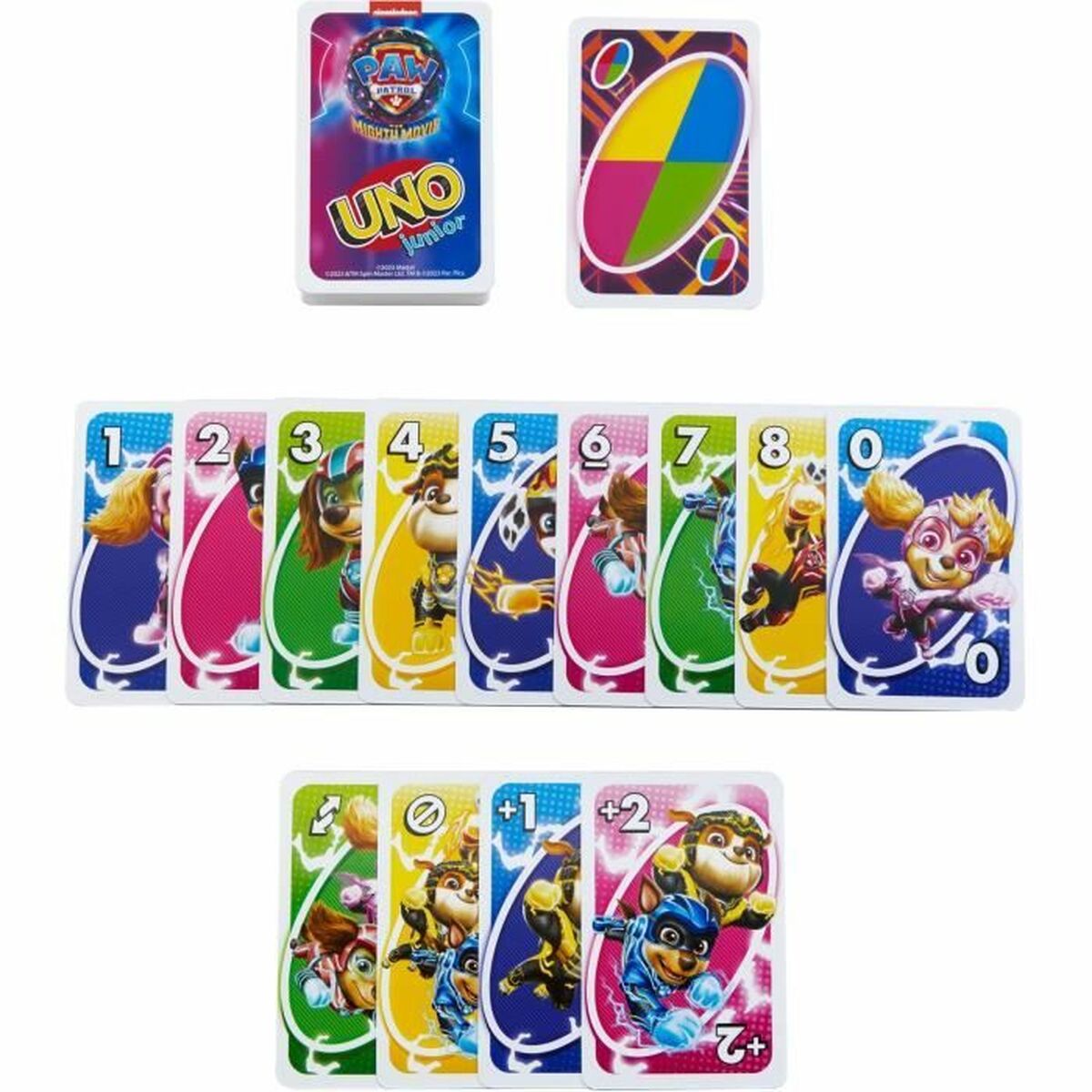 Sällskapsspel Mattel Uno Junior Paw Patrol 10 x 2 x 15 cm - 2