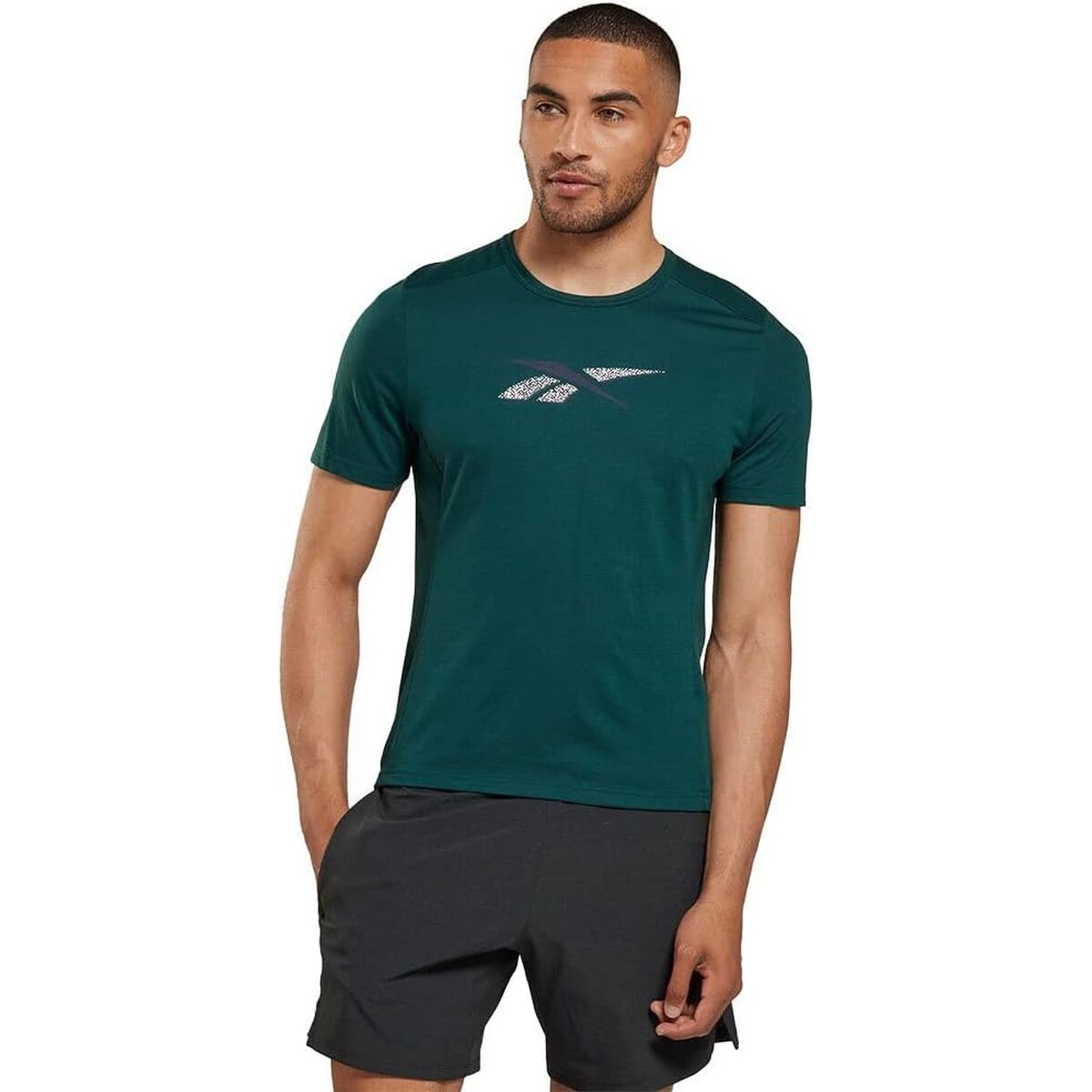 T-shirt med kortärm Dam Reebok GR Athlete Grön (L)