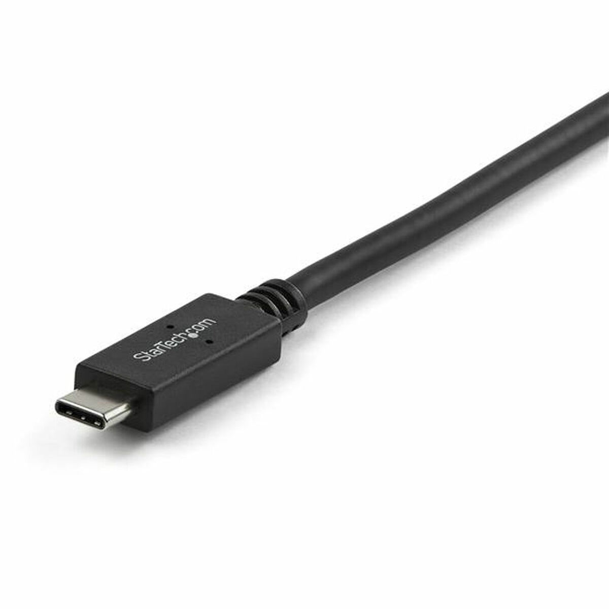 USB A till USB C Kabel Startech USB31AC1M            Svart - 2