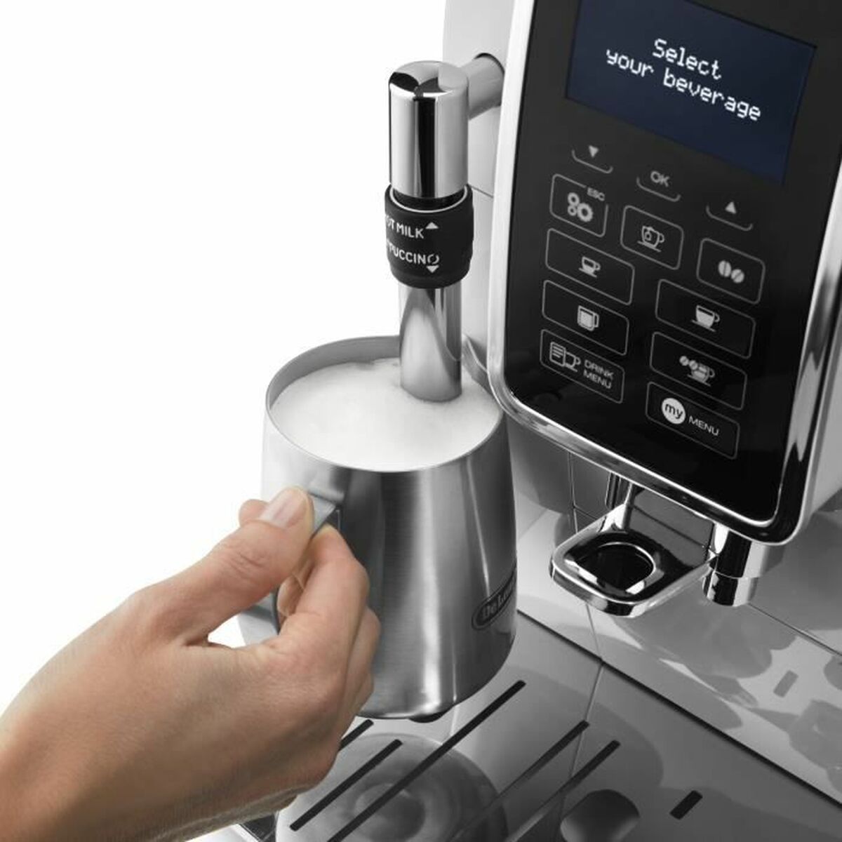 Superautomatisk kaffebryggare DeLonghi ECAM 350.35.SB Silvrig - 3