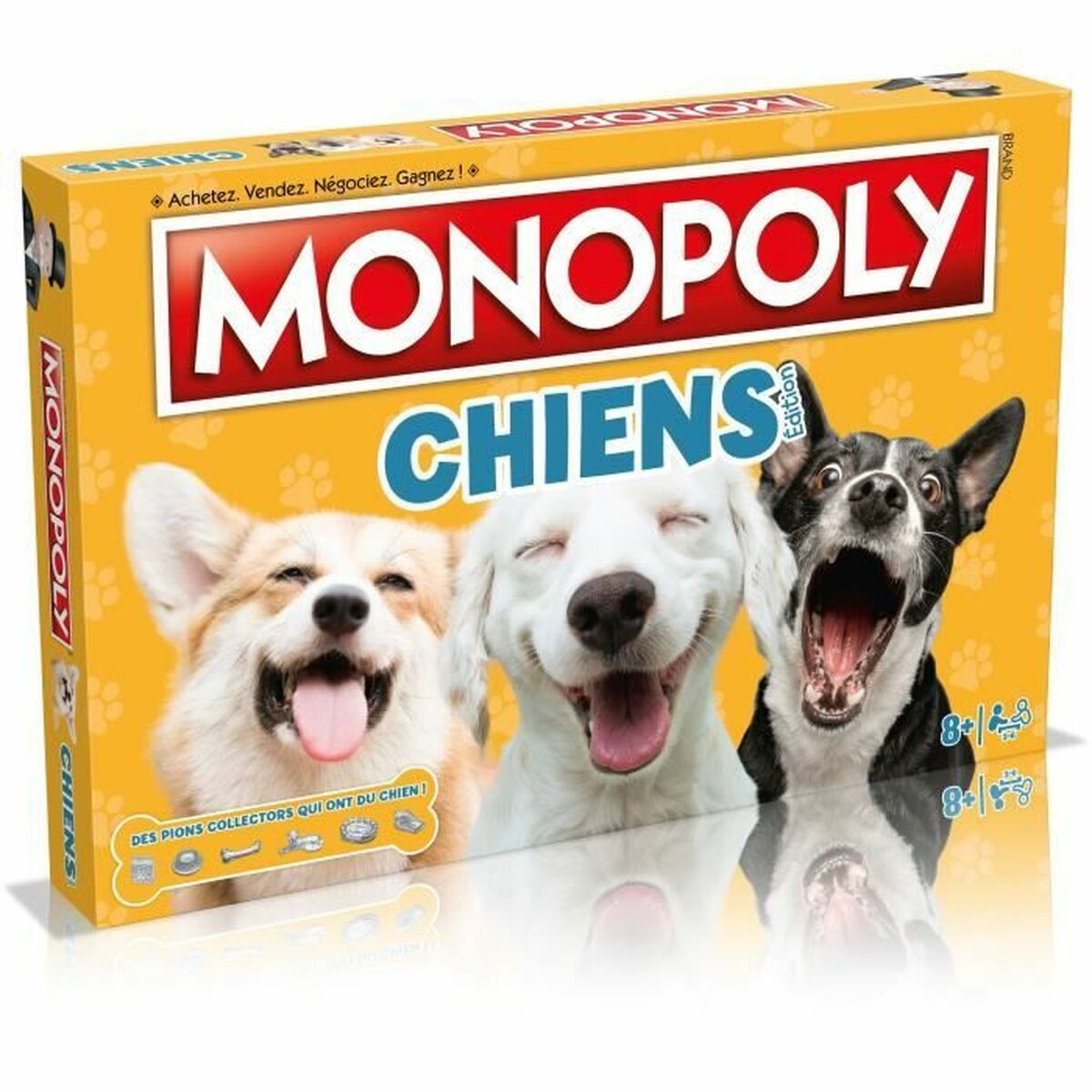 Sällskapsspel Winning Moves Monopoly Chiens - 2