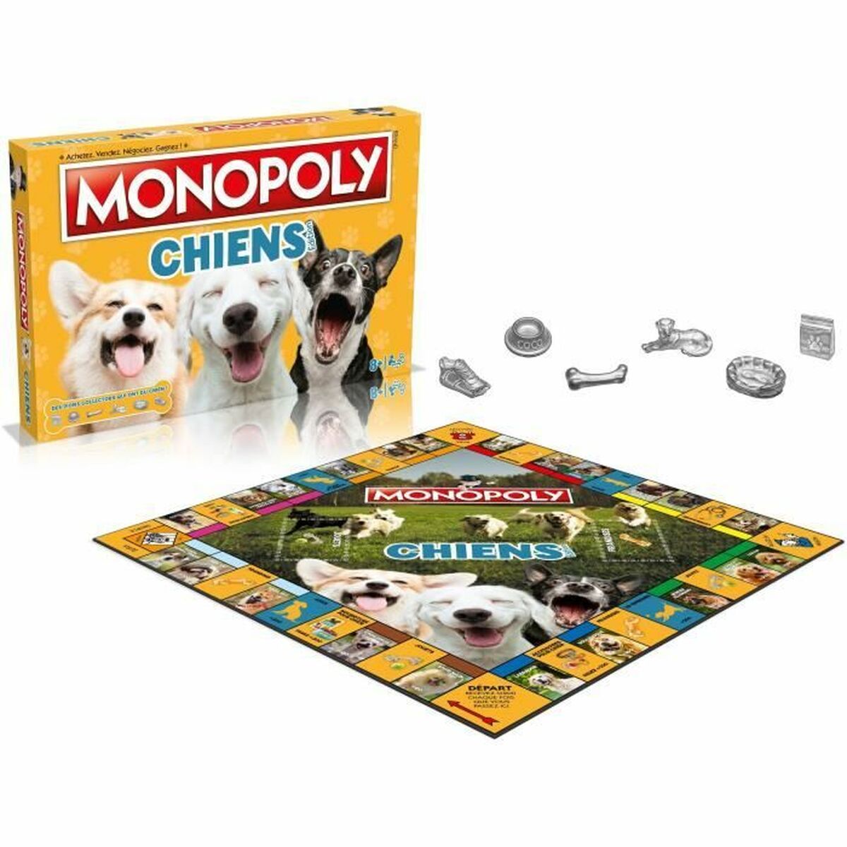 Sällskapsspel Winning Moves Monopoly Chiens - 3