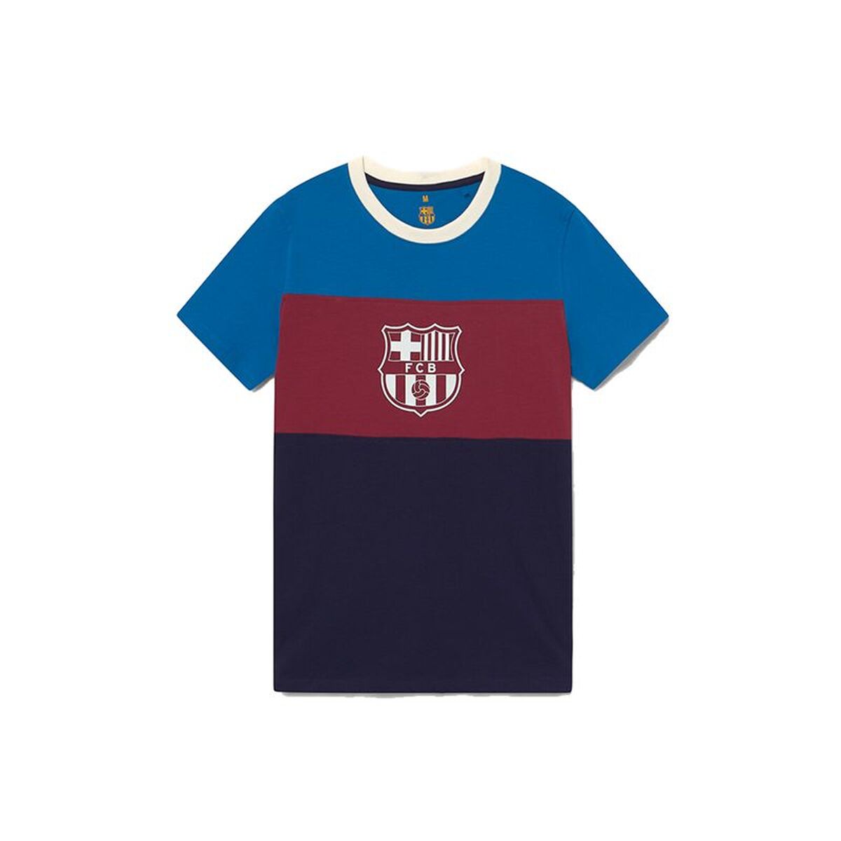 Kortärmad fotbollströja för herrar F.C. Barcelona Tricolor