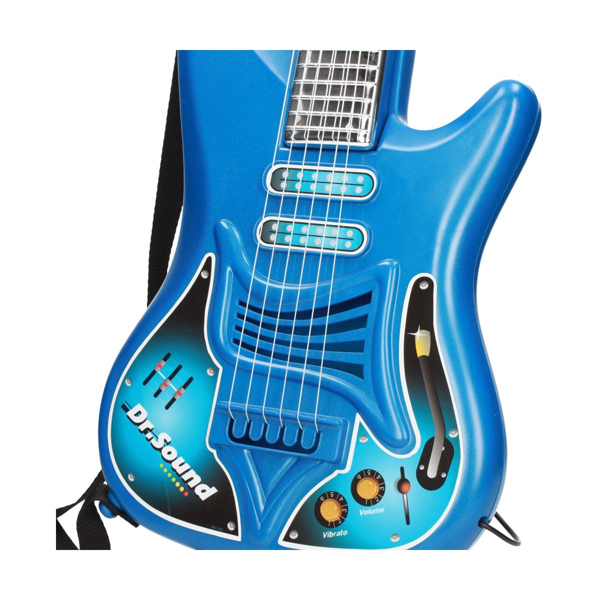 Gitarr för barn Reig Mikrofon Blå - 3
