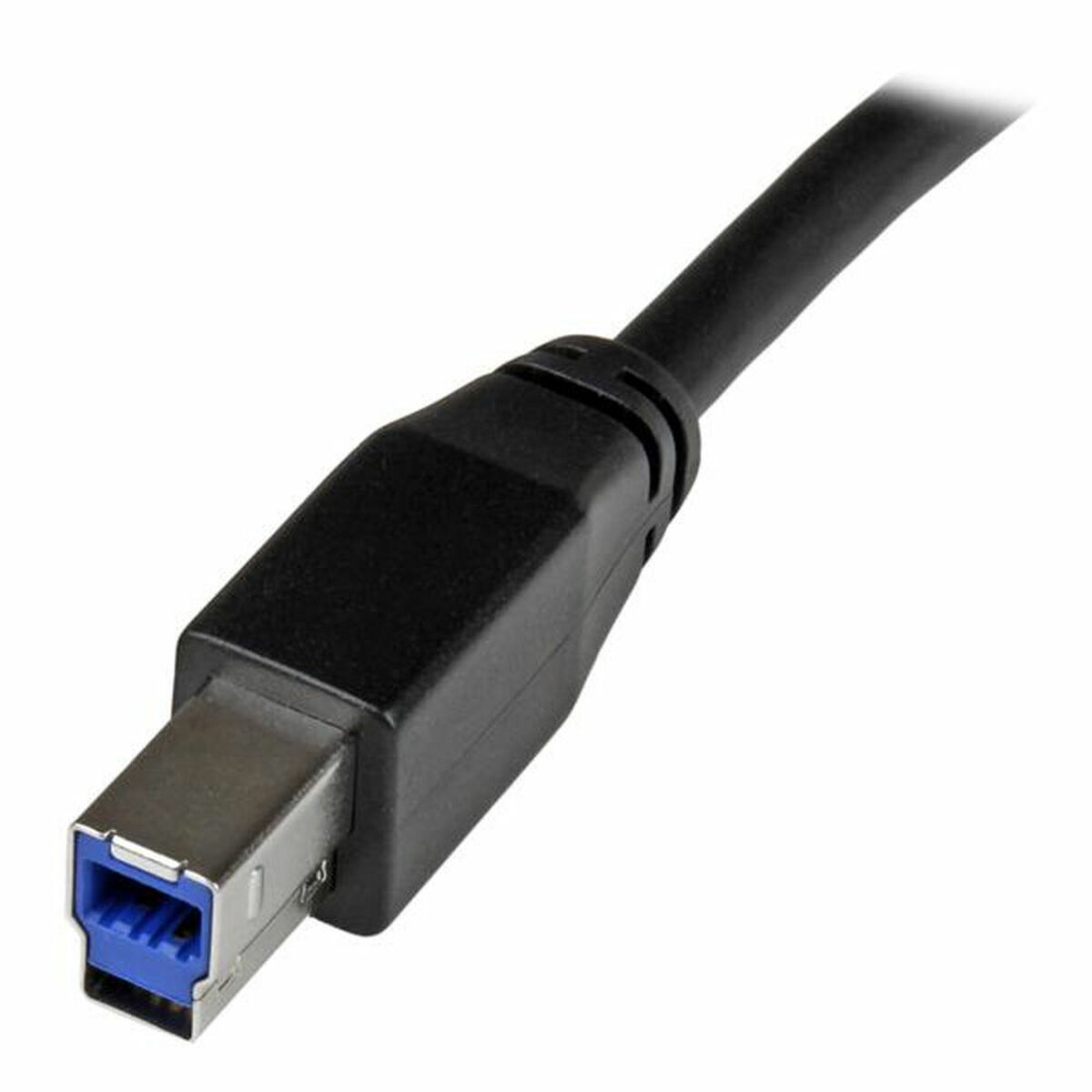 USB A till USB B Kabel Startech USB3SAB10M           Svart - 2