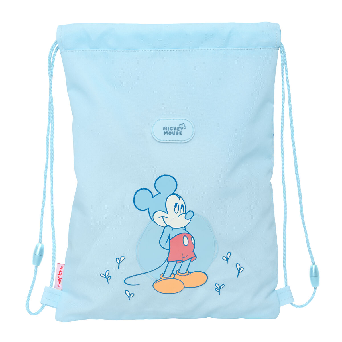 Skopåse med remmar Mickey Mouse Clubhouse Baby Blå 26 x 34 x 1 cm