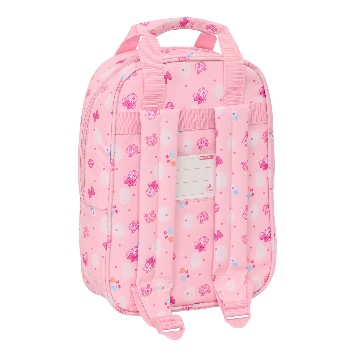 Barnryggsäck Minnie Mouse Baby Rosa 20 x 28 x 8 cm - 3