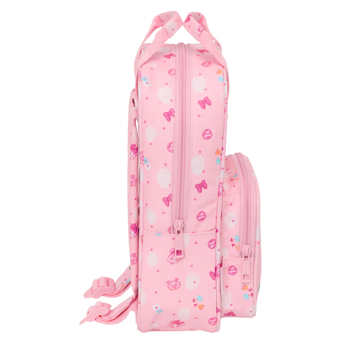 Barnryggsäck Minnie Mouse Baby Rosa 20 x 28 x 8 cm - 2