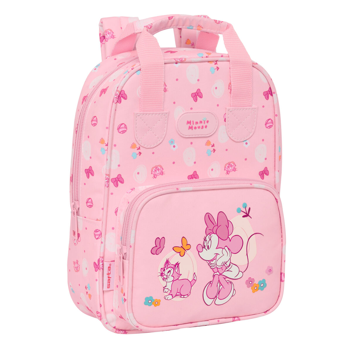 Barnryggsäck Minnie Mouse Baby Rosa 20 x 28 x 8 cm
