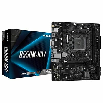 Moderkort ASRock B550M-HDV AMD B550