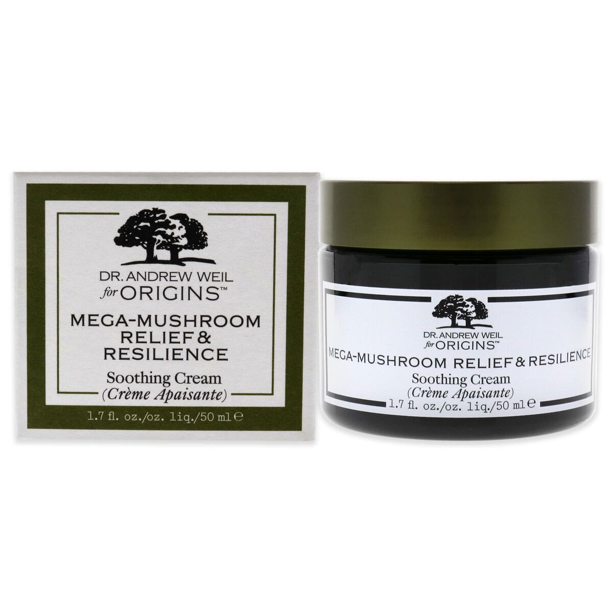 Intensivt återfuktande kräm Origins Mega Mushroom 50 ml Lugnande