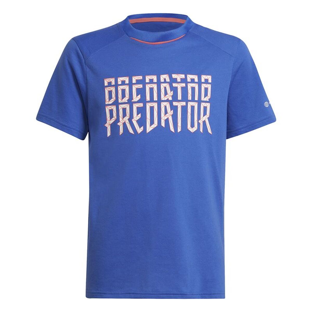 Barn T-shirt med kortärm Adidas Predator Blue Blå