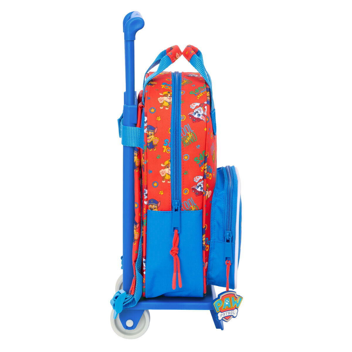 Skolväska med hjul The Paw Patrol Cool Blå Röd 20 x 28 x 8 cm - 2