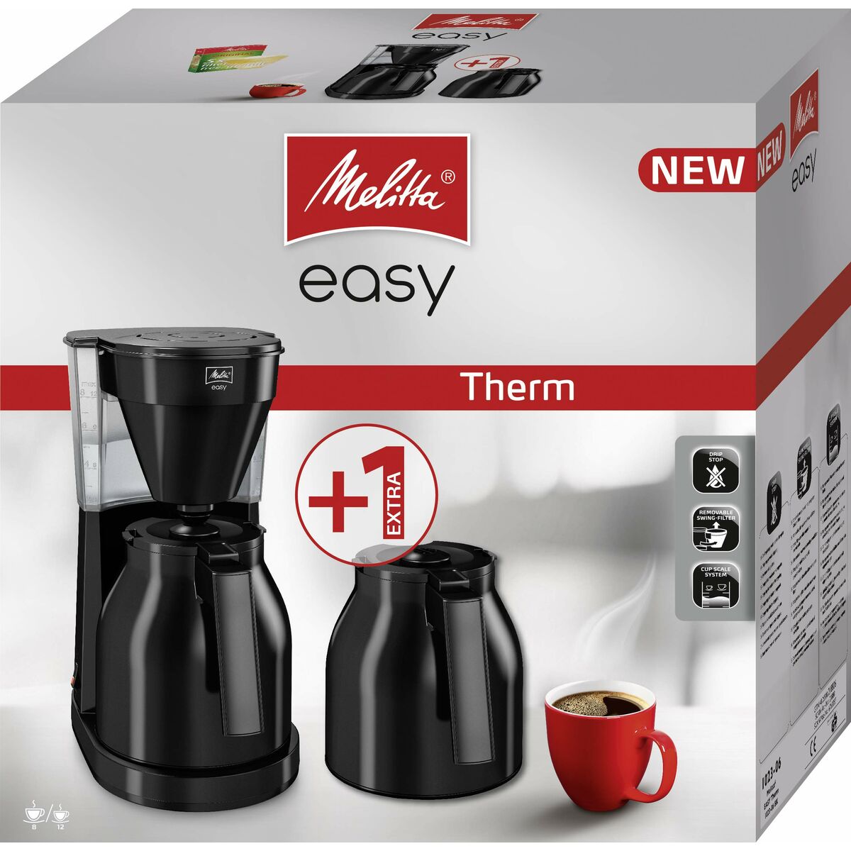 Kaffebryggare Melitta Easy Therm II Svart 1050 W 1 L - 2